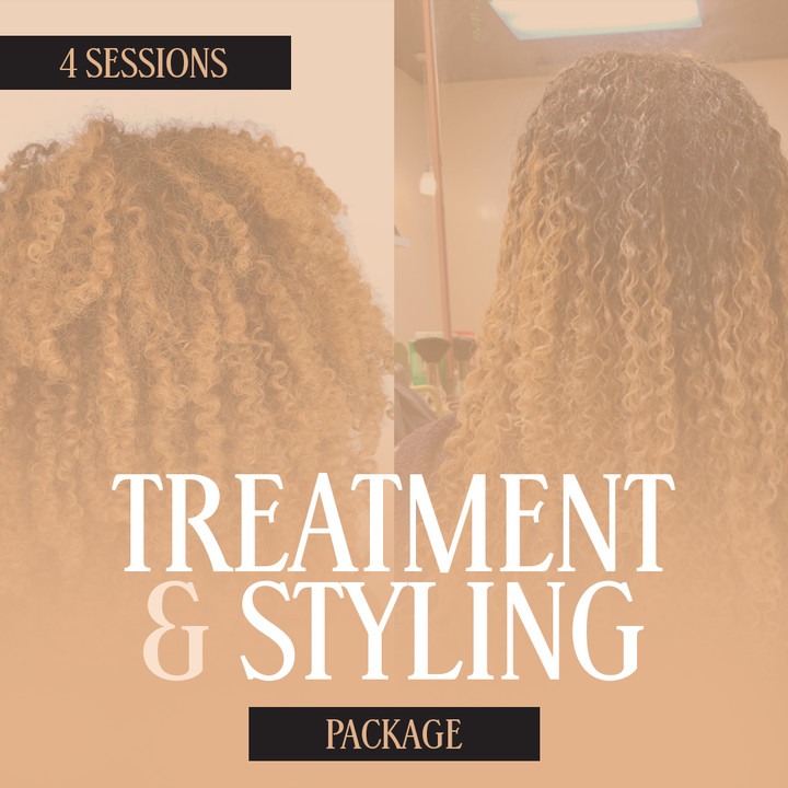 Treatment + Styling (4 Sessions Package)